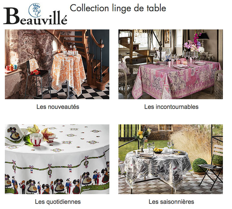 Beauvillé® Linge de table Alsace