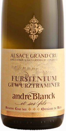 Gewurtztramnier Furstentum - Domaine André BLANCK